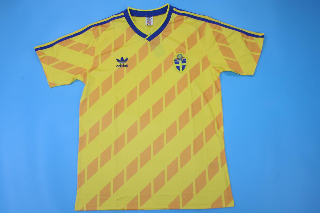 AAA Quality Sweden 1988 Home Soccer Jersey